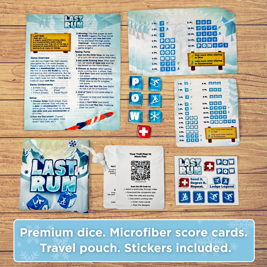 Last Run Game - Components Spread