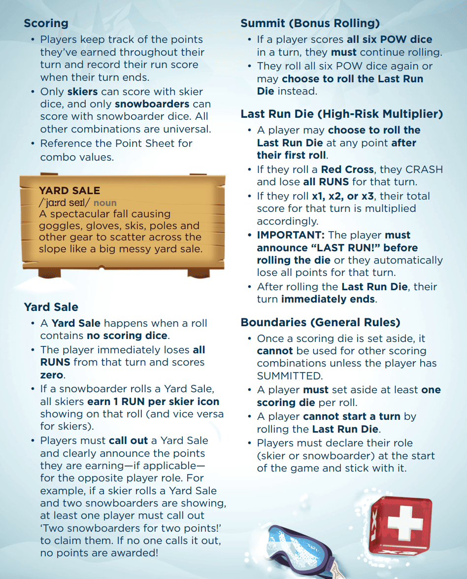 Last Run Game Rules - Page 2