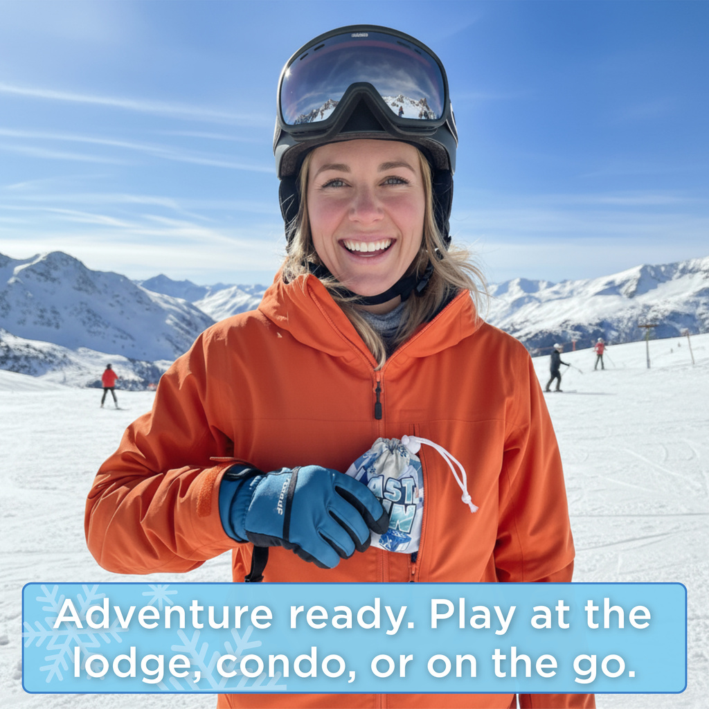 Last Run Game - Travel Pouch on Slopes